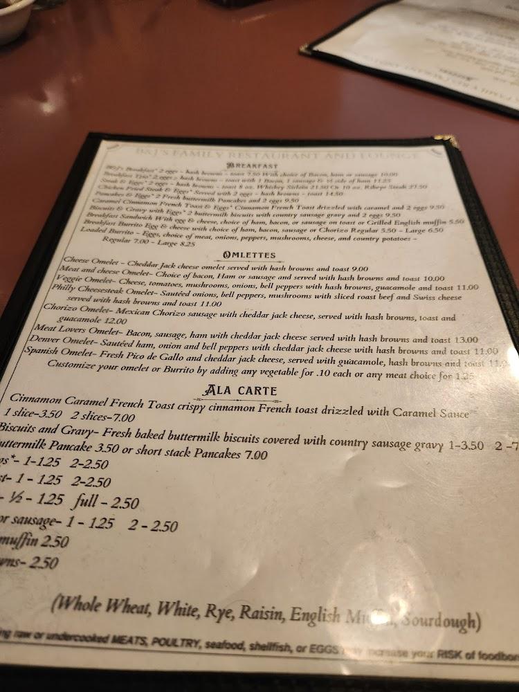 B&J's Family Restaurant & Lounge Chicken Philly
